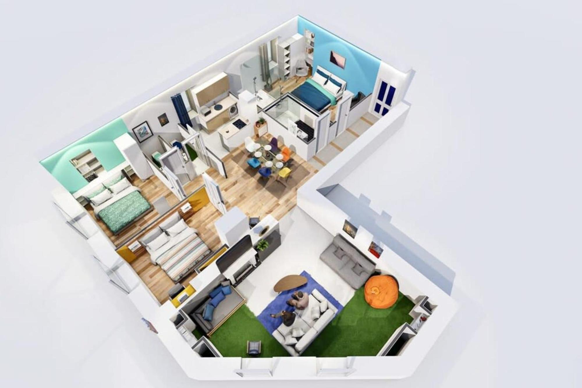 Апартаменти The Big Flat - Hypercentre - Car Park - Virtual Tour Ніцца Екстер'єр фото